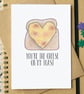 Funny Cheese on Toast Valentine's Love Card - Image 1