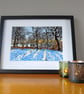 'Blue Shadows' Digital print - Image 1