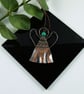 Angel Hanging Decoration. Copper with Turquoise Gemstone - Image 4