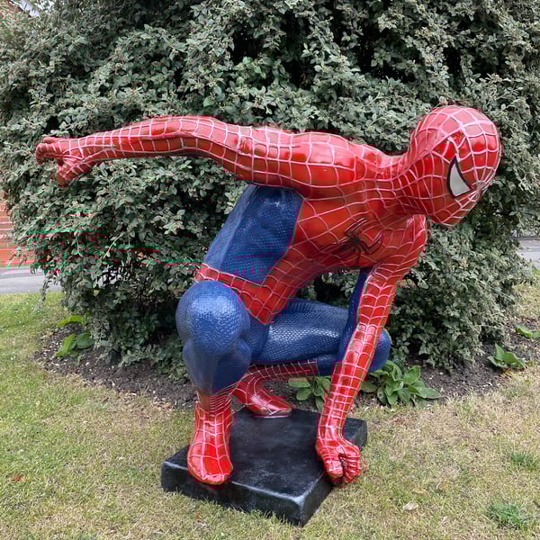 Life-Size Spider-Man Sculpture