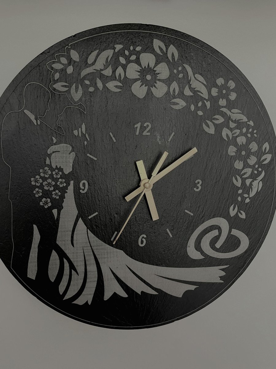 Personalized Wedding Clock - A Timeless Gift for Newlyweds