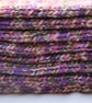 Hand Knitted Random Heather Shades Wool & Acrylic Mix Scarf - Image 3