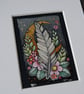 floaty feather - original aceo illustration - Image 4