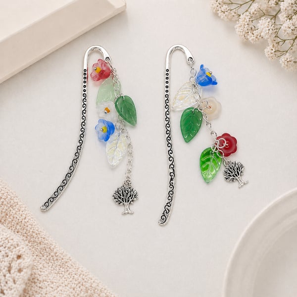 Flower Theme Bookmarks