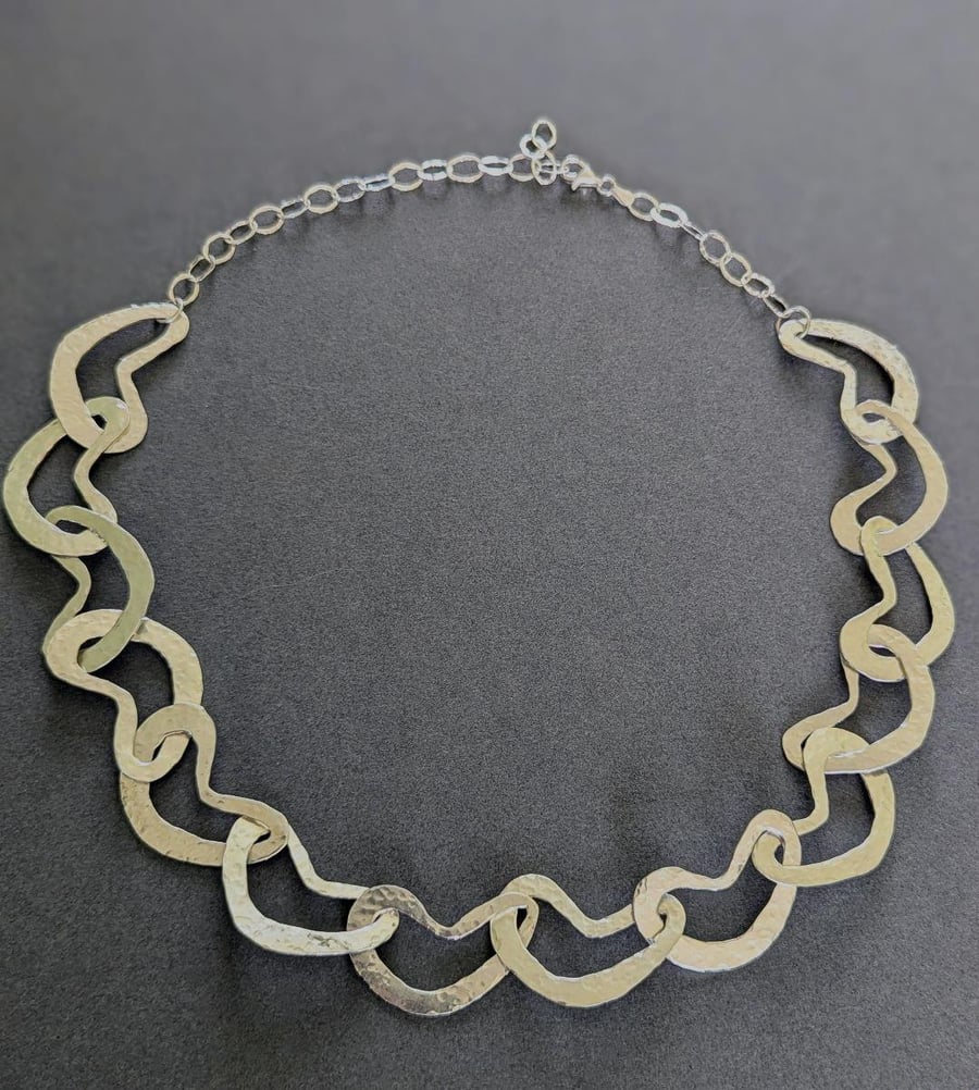 Sterling Silver - The Hearts Necklace