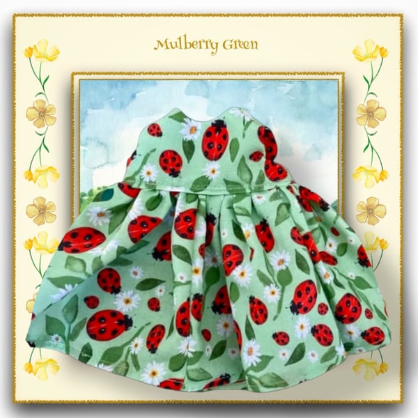 Ladybird Dress with Round Neck