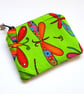 Bright Dragonfly Zip Pouch - Small Zipper Bag for Everyday Essentials - Image 2
