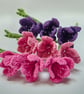 Macrame Freesia, macrame flower, single stem freesia - Image 6