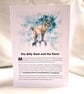 Original hand painted print of a Billy Goat printed Greeting Card for charity - Image 1