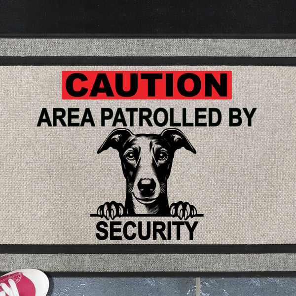 Whippet Security Door Mat No.2 - All Weather- Whippet Doormat - 45x70cm 