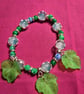Leaf & Gemstone Jewellery Set — Handcrafted Collection    - Image 3
