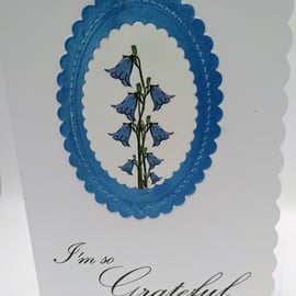 Gratitude Card, Special Thank You Card with a twofold purpose  FREE P&P to UK