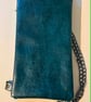 Embroidered Willow Tree Crossbody Bag – Dark Teal Vinyl - Image 4