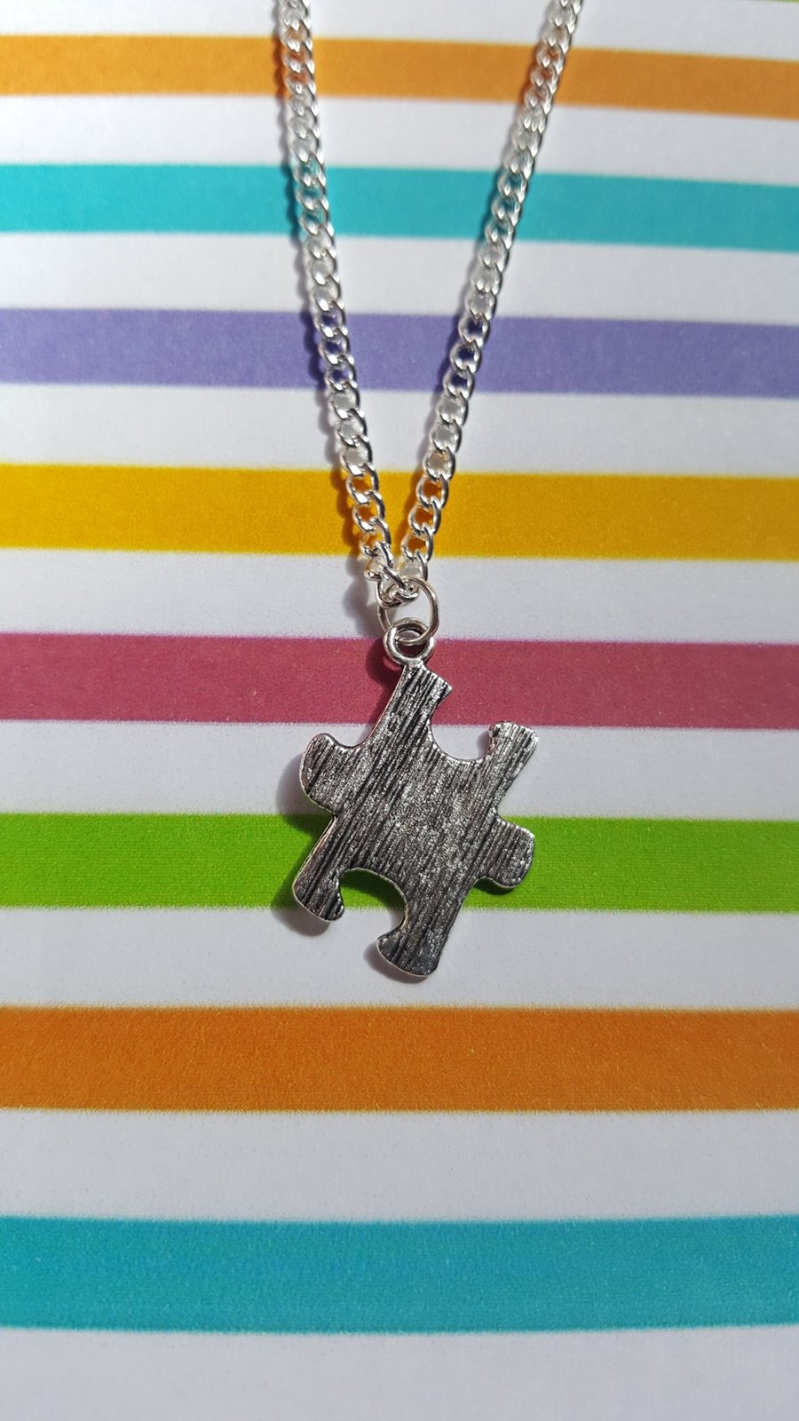 Jigsaw Piece Necklace (Chain) 