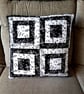 Quilted patchwork cushion cover - Image 2