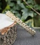 Ivory and Gold Macrame Bracelet - 14ct gold filled, Adjustable  - Image 6
