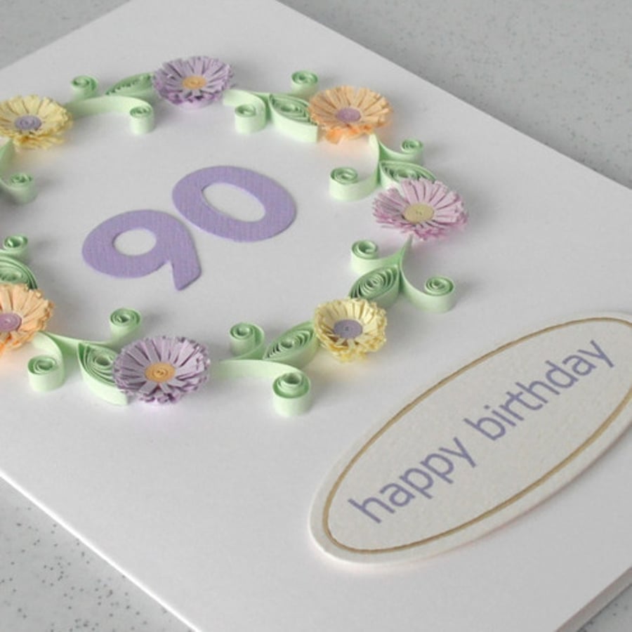 90th birthday card