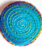 Buttons 1 inch button Hand Dyed Silks and Cottons Free Machine Embroidery Button