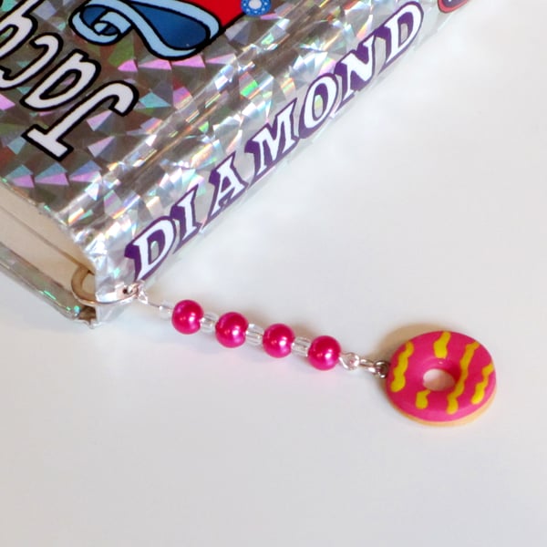Retro Novelty Iced ring biscuit bookmark Quirky, fun, unique, handmade