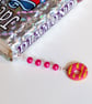 Retro Novelty Iced ring biscuit bookmark Quirky, fun, unique, handmade - Image 1