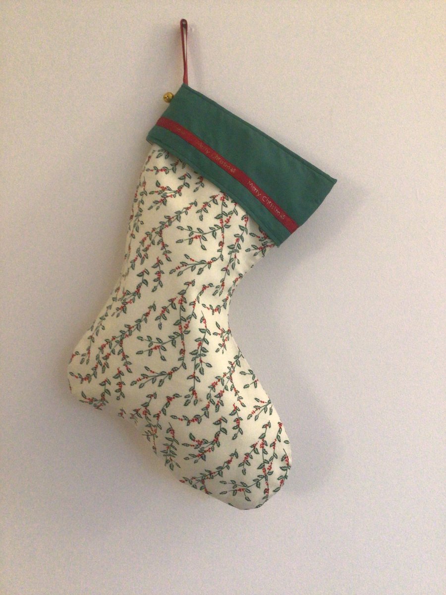 Handmade Christmas stocking 