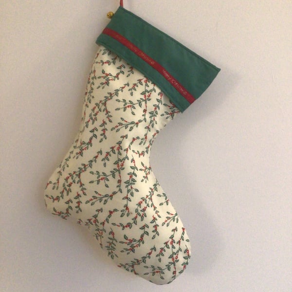 Handmade Christmas stocking 