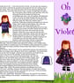 Purple Floral Shoes - Image 3