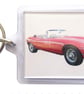 Jaguar E-Type V12 1973 - Keyring with 50x35mm Picture Insert
