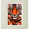 Tiger Linocut