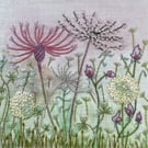 Alliums & Seed Heads hand embroidery kit