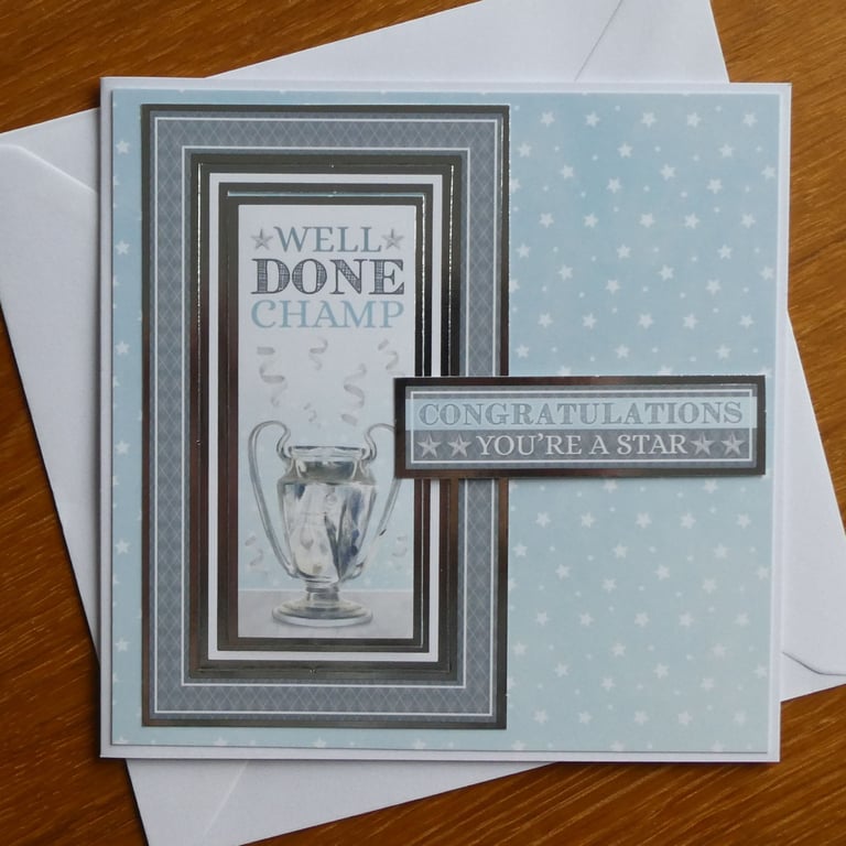 Congratulations You're A Star Card