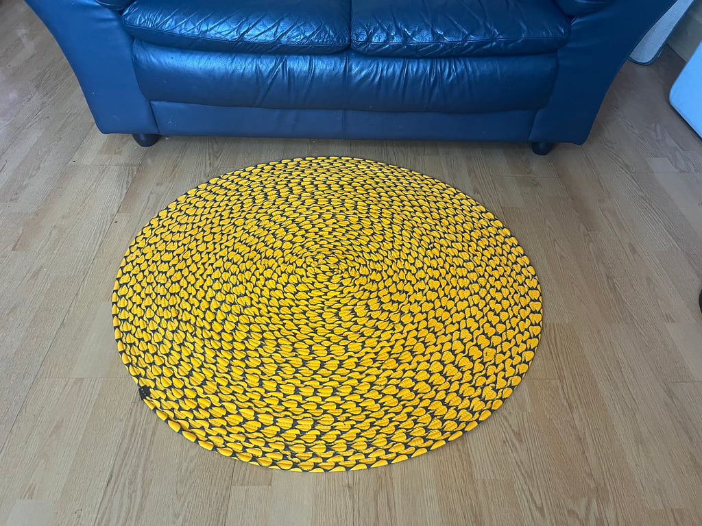 Handmade Jelly Roll Rug