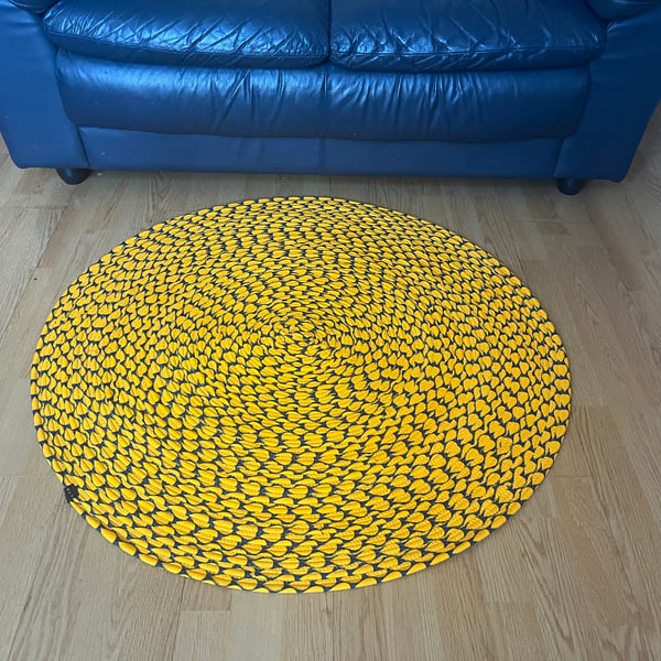 Handmade Jelly Roll Rug