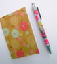 Perfectly imperfect floral A7 mini pocket notebook, seconds - Image 1