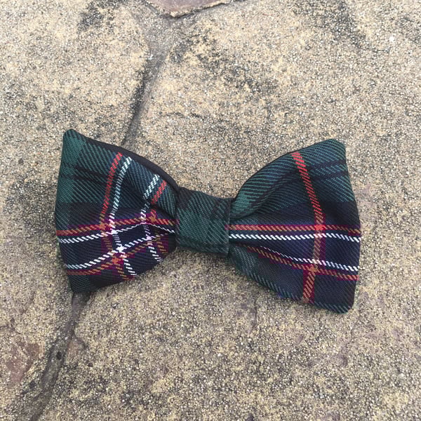 Scottish National tartan hair bow, babies, children