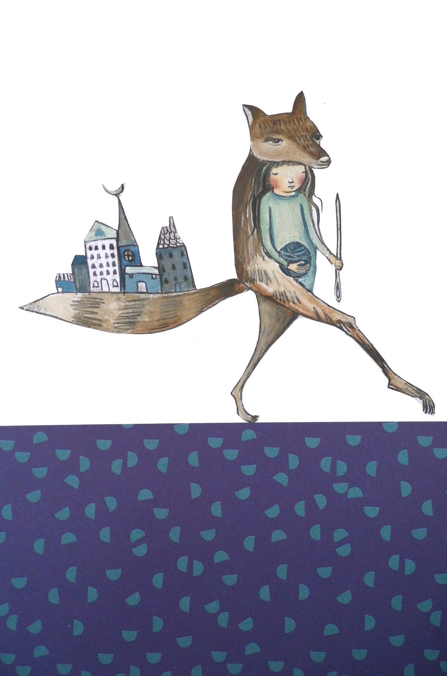 'Through the darkness' A5 Limited edition print