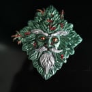 Green Man Altar Tile (Green) 
