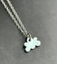 Cloud Pendant, enamel pendant, small cloud pendant, enamel jewellery, enamel,  - Image 4