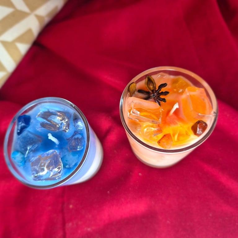 Iced matcha crystal scented candles