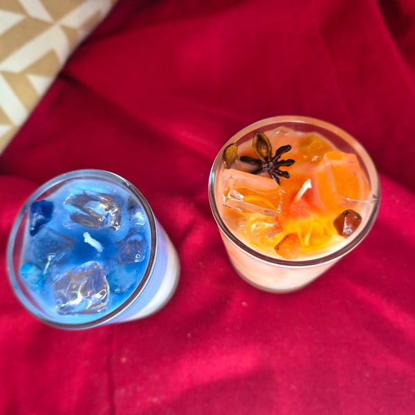 Iced matcha crystal scented candles