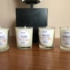 Soy wax candles Set of four Beauty of Autumn soy wax votive candles 5cl.