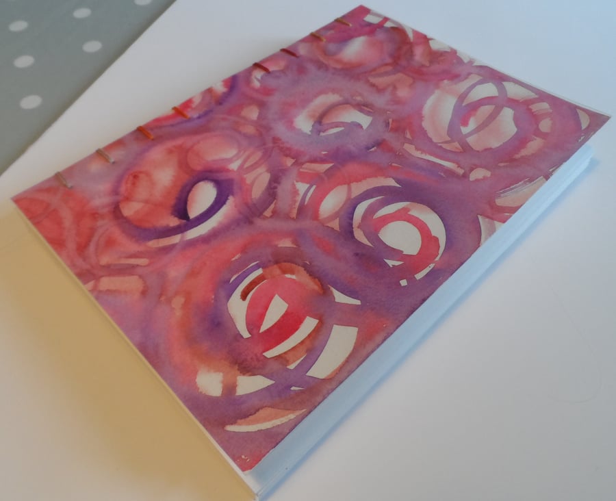 Materials pack for Coptic stitch paint your own cover, 2 needle stitching