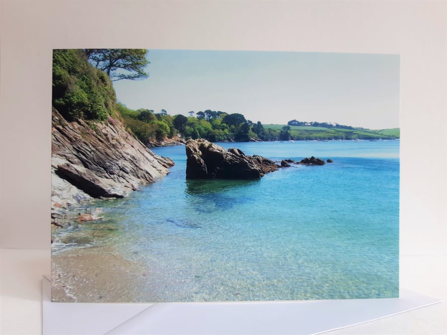 Cornish coast - greeting card