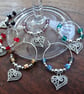 Wine Glass Charms   (free UK postage)