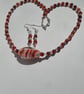 Carnelian Bead Jewellery Set - Image 2
