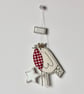 'Happy Christmas Robin' - Hanging Decoration - Image 5
