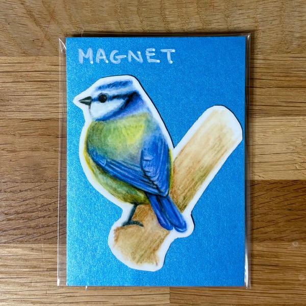 Blue Tit Fridge Magnet