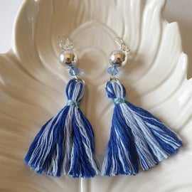 Tassel and Bead Earrings