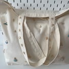 Sea themed Large tote bag made to order 