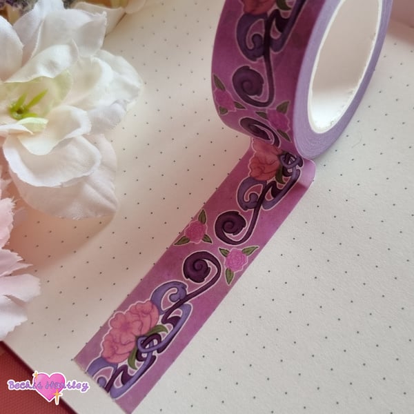 Spring Nouveau Washi Tape - Decorative Paper Tape - Stationery Gifts